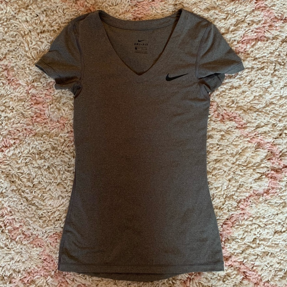 Nike Dry-Fit Gray Workout Top